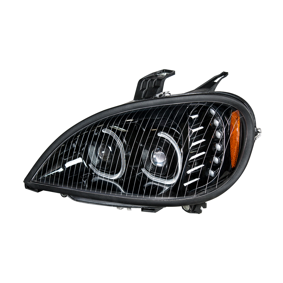 High Power LED Blackout Projection Headlight For 2001-2020 Freightliner Columbia - Driver - Thumbnail 2