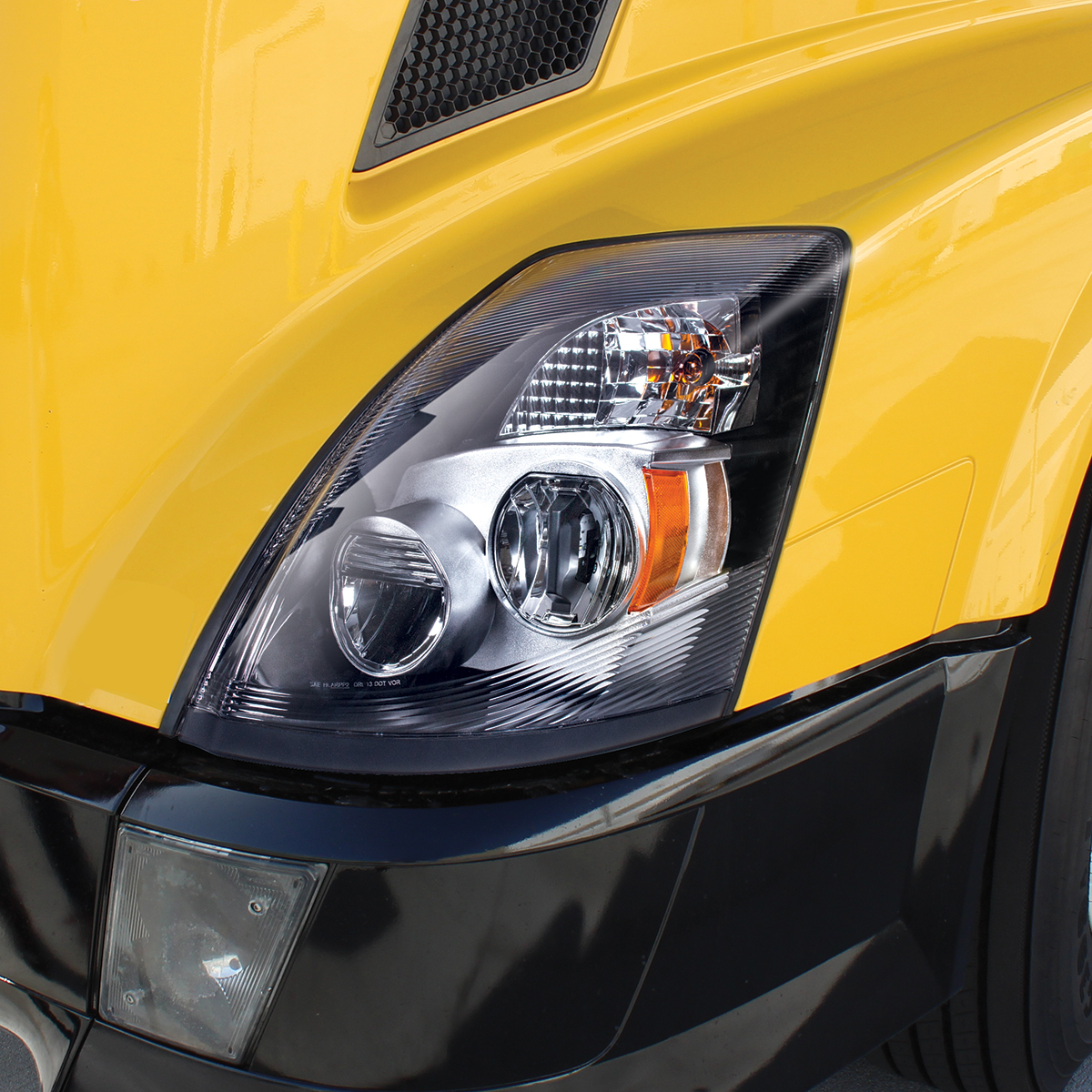 High Power LED Chrome Headlight For 2003-2017 Volvo VN/VNL - Passenger - Thumbnail 6