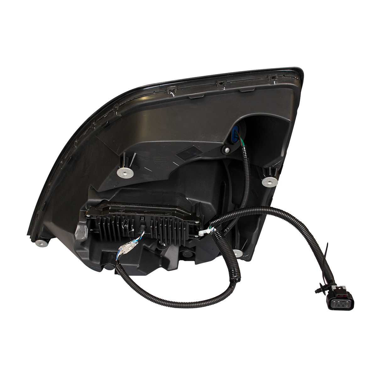 High Power LED "Blackout" Headlight for 2003-2017 Volvo VN/VNL - Passenger - Thumbnail 5