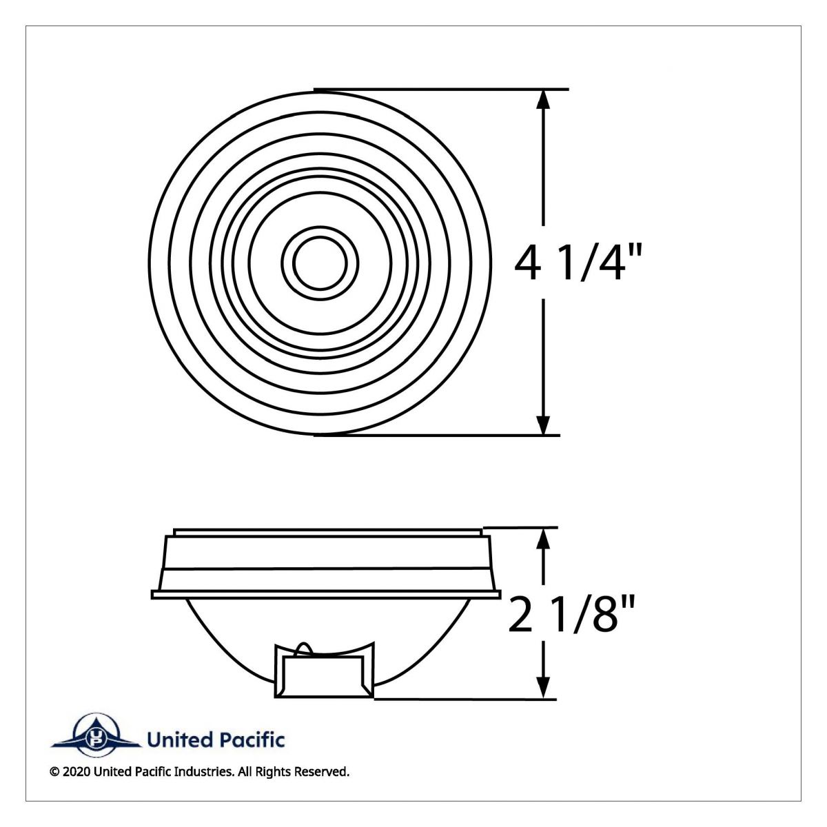 4" Round Dual Function Turn Signal Light - Amber Lens - Thumbnail 4