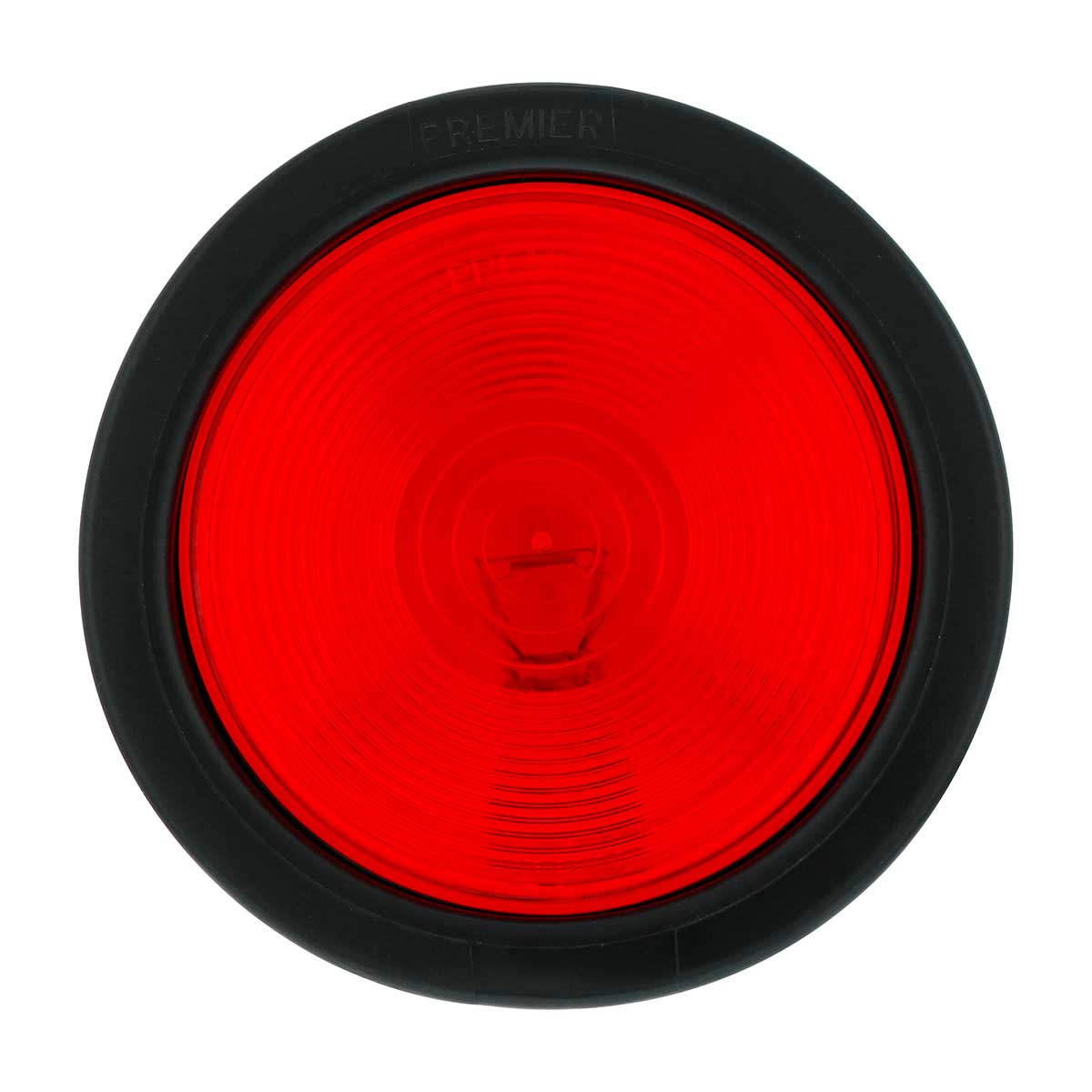 4" Round Light Kit (Stop, Turn & Tail) - Red Lens - Thumbnail 2