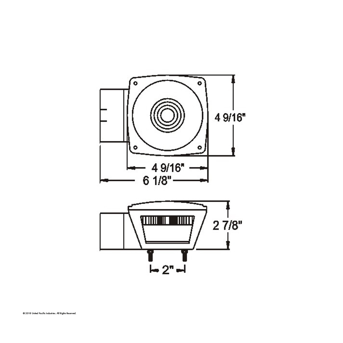 Over 80" Wide Combination Light Without License Light - Thumbnail 5