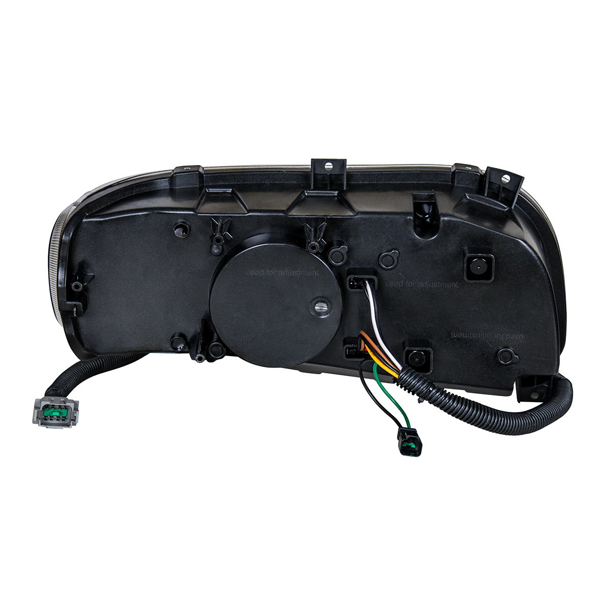 High Power LED "Blackout" Headlight With 16 LED Turn & 57 LED Bar For 2008-2024 Peterbilt 389- Driver - Thumbnail 7