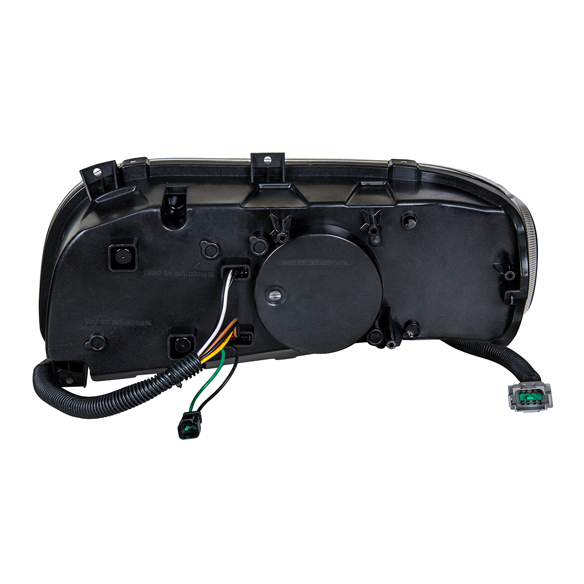 High Power LED "Blackout" Headlight With 16 LED Turn & 57 LED Bar For 2008-2024 Peterbilt 389- Passenger - Thumbnail 7