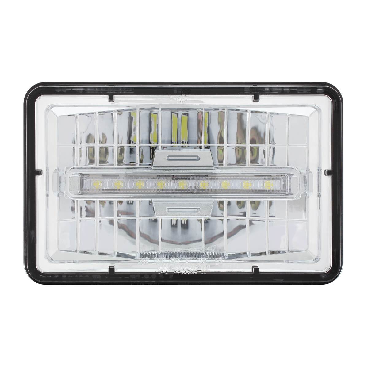 ULTRALIT - 4" X 6" Rectangular LED Headlight With White LED Position Light - High Beam - Thumbnail 2
