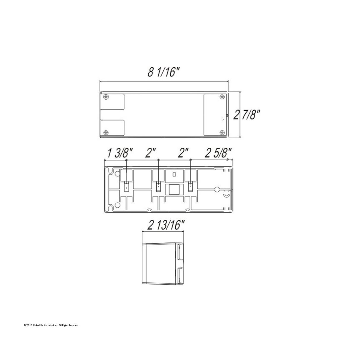 Over 80" Wide Rectangular Submersible Combination Tail Light Without License Light - Thumbnail 2