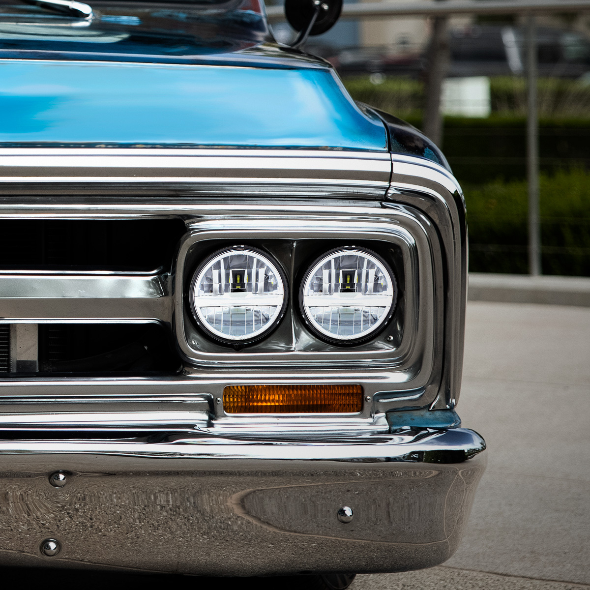 ULTRALIT - 8 High Power LED 5-3/4" Headlight - Silver - Thumbnail 6