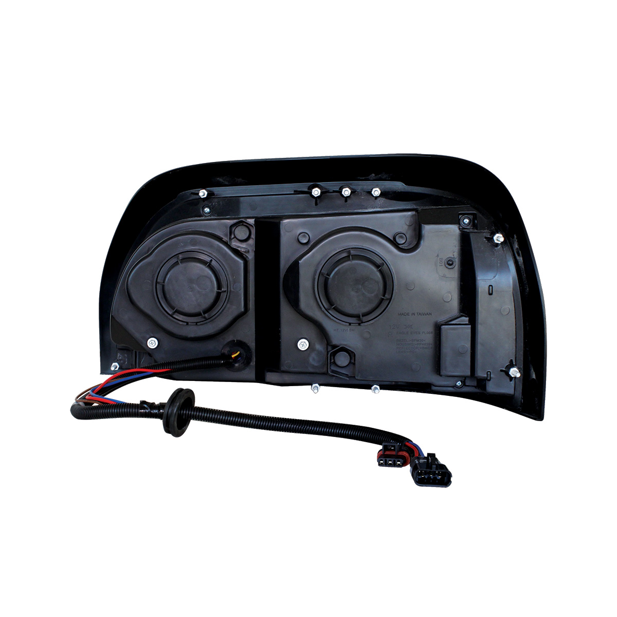 Blackout Headlight With LED Turn Signal & Light Bar For 1996-2010 Freightliner Century - Passenger - Thumbnail 6