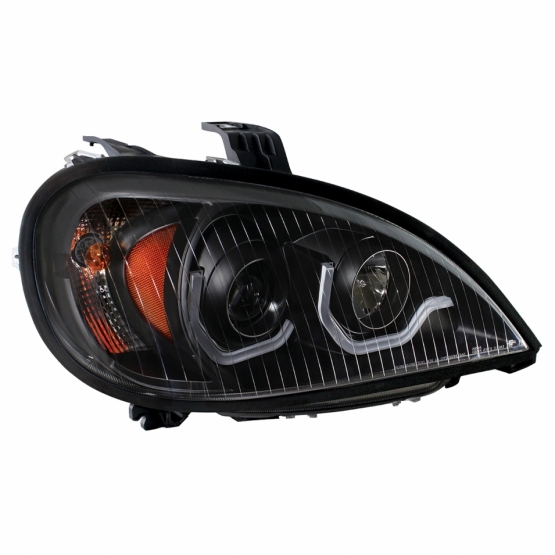 Blackout Projection Headlight With Dual Function Light Bar For 2001-2020 Freightliner Columbia - Passenger - Thumbnail 3
