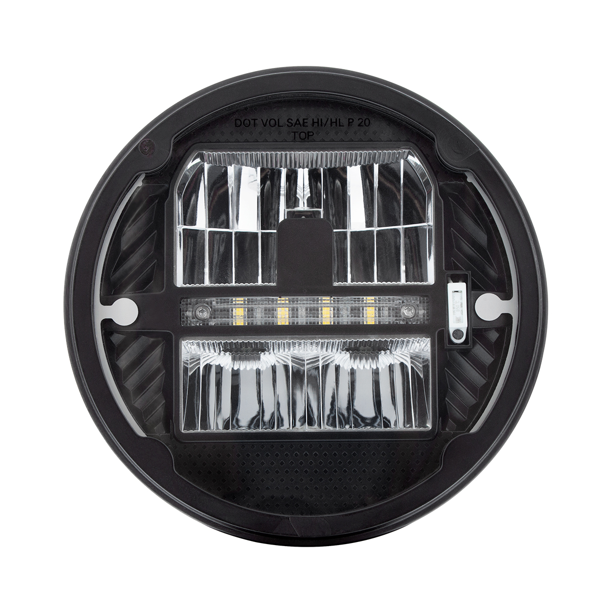 ULTRALIT - Heated 7" LED Headlight With White Position Light - Thumbnail 2