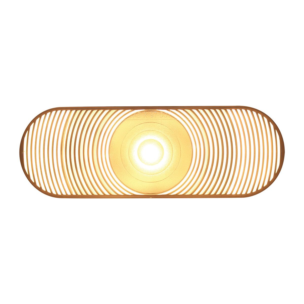 6" Oval Back-Up Light - Clear Lens