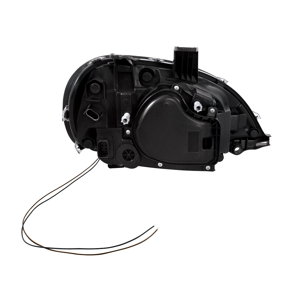 Blackout Projection Headlight With LED Position Light For 2001-2020 Freightliner Columbia - Driver - Thumbnail 5