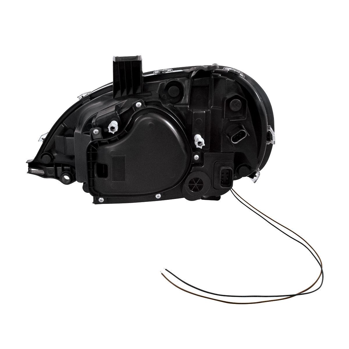 Chrome Projection Headlight With LED Position Light For 2001-2020 Freightliner Columbia - Passenger - Thumbnail 5