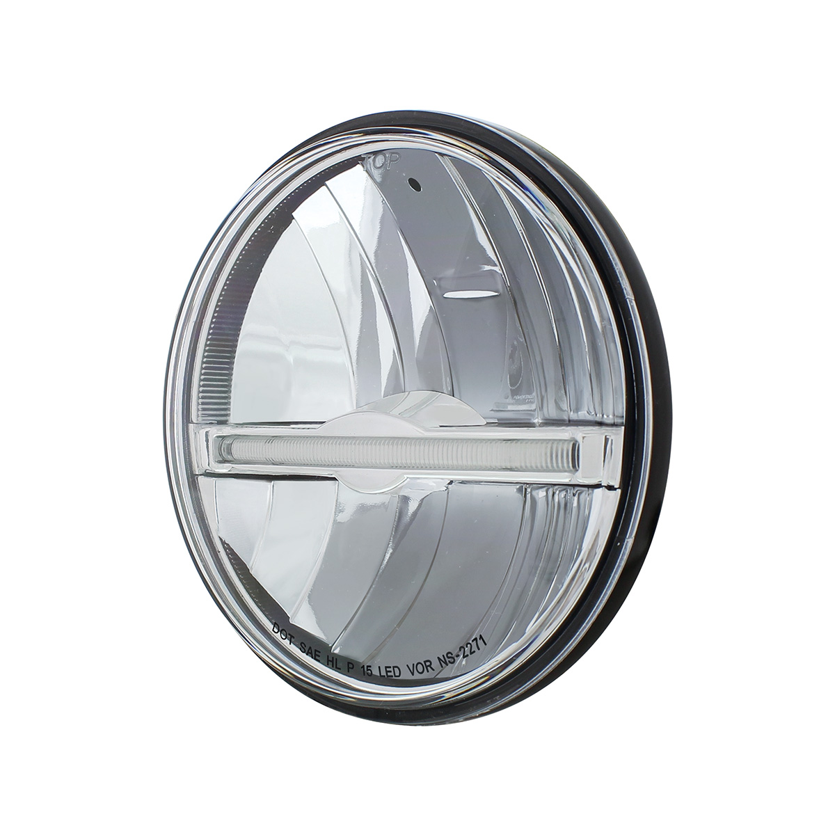 ULTRALIT - 9 LED 5-3/4" LED Headlight With White LED Position Light Bar - Thumbnail 3