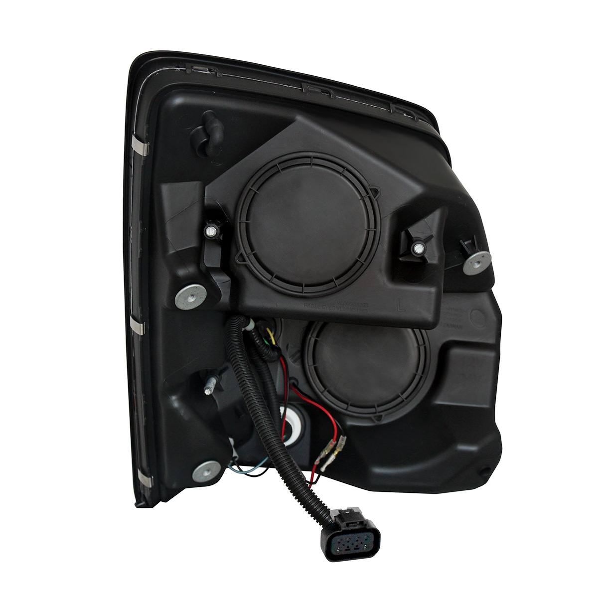 Blackout Projection Headlight With White LED Light Bar For 2003-2017 Volvo VN/VNL - Driver - Thumbnail 5