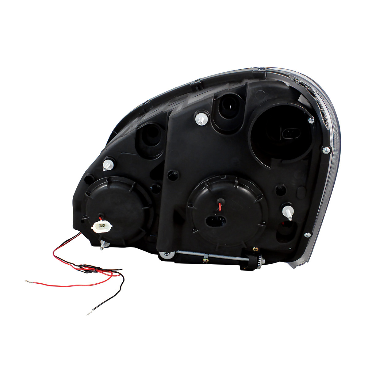 Chrome Projection Headlight With White LED Position Light For 2008-2017 Freightliner Cascadia - Passenger - Thumbnail 3