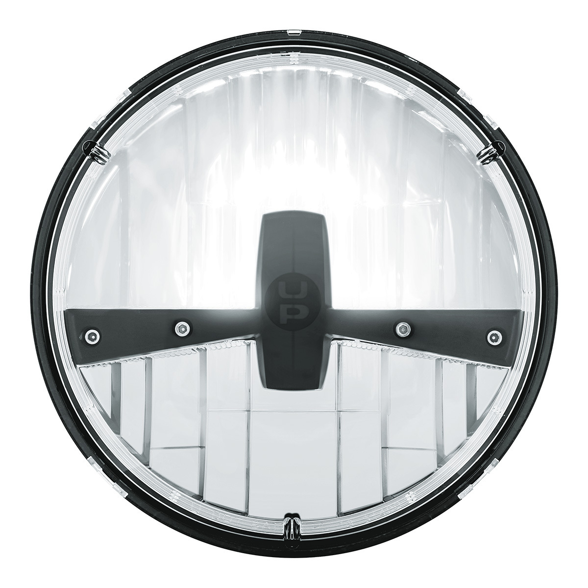 ULTRALIT - 5 High Power LED 7" Dual Function Headlight - Black - Thumbnail 7