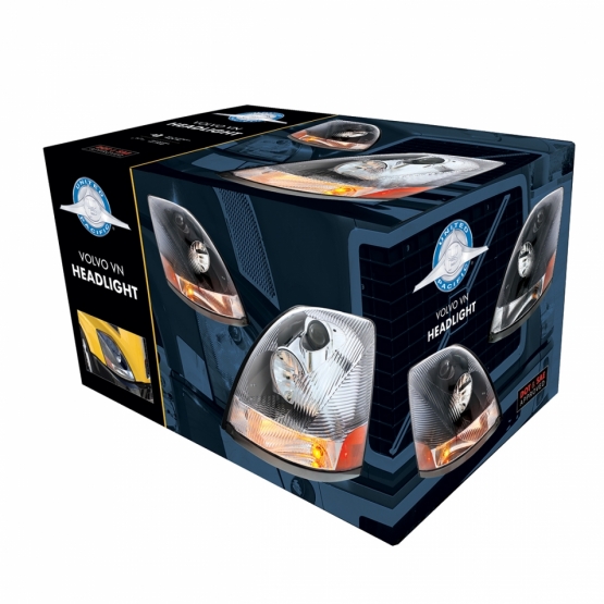 Blackout Headlight For 2003-2017 Volvo VN/VNL - Passenger - Thumbnail 5