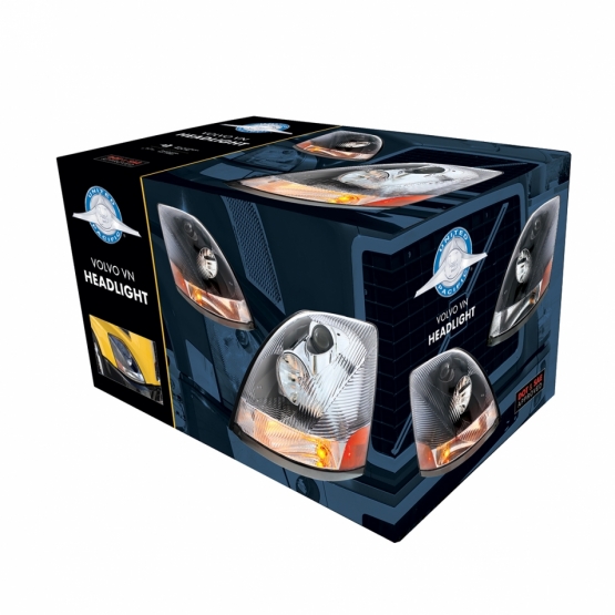 Chrome Headlight For 2003-2017 Volvo VN/VNL - Driver - Thumbnail 4