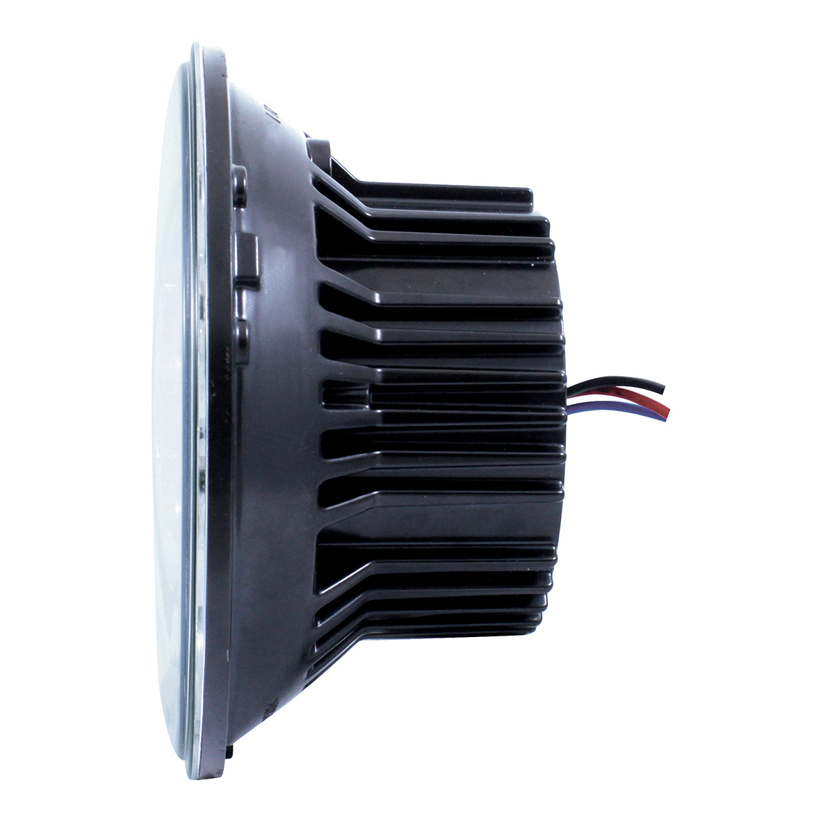 ULTRALIT - 11 High Power LED 7" Crystal Headlight - Chrome - Thumbnail 3