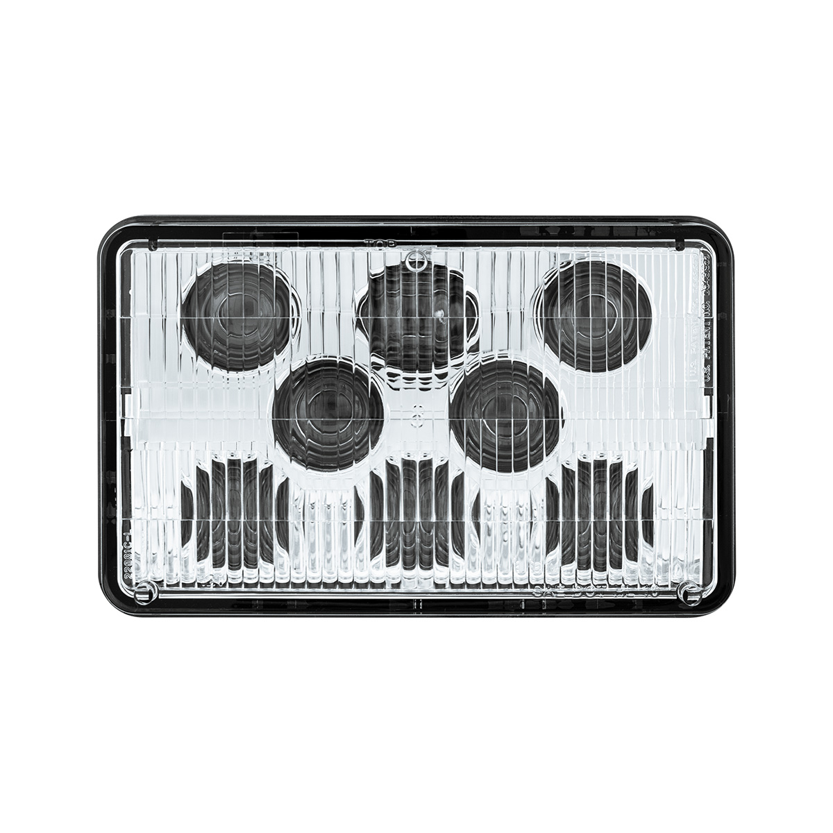 ULTRALIT - 8 High Power LED 4" X 6" Headlight - Low Beam - Thumbnail 2