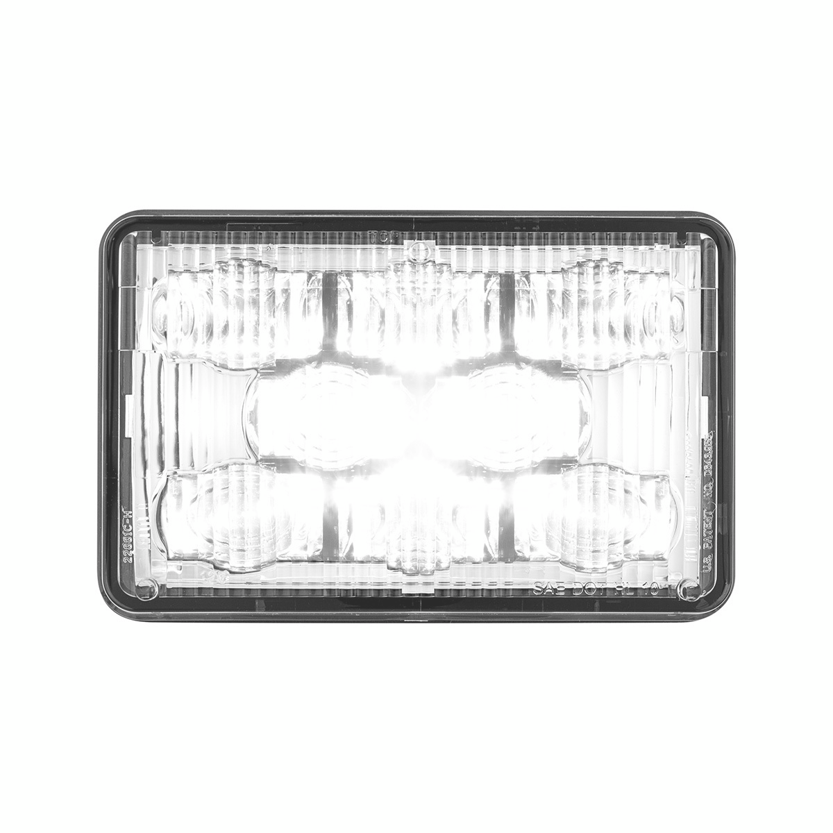 ULTRALIT - 8 High Power LED 4" X 6" Headlight - High Beam - Thumbnail 9