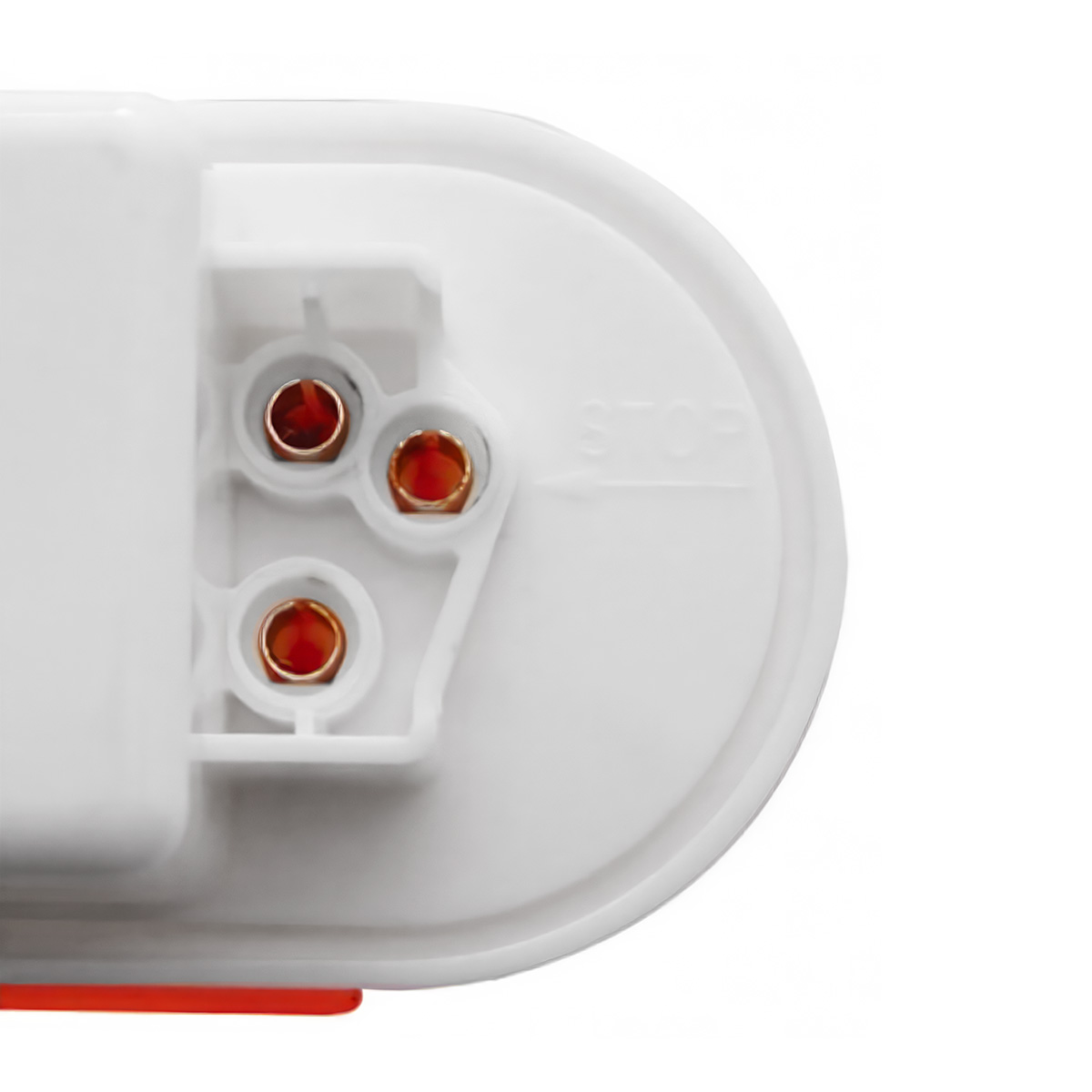 6" Oval Turn Signal Light - Amber Lens - Thumbnail 4