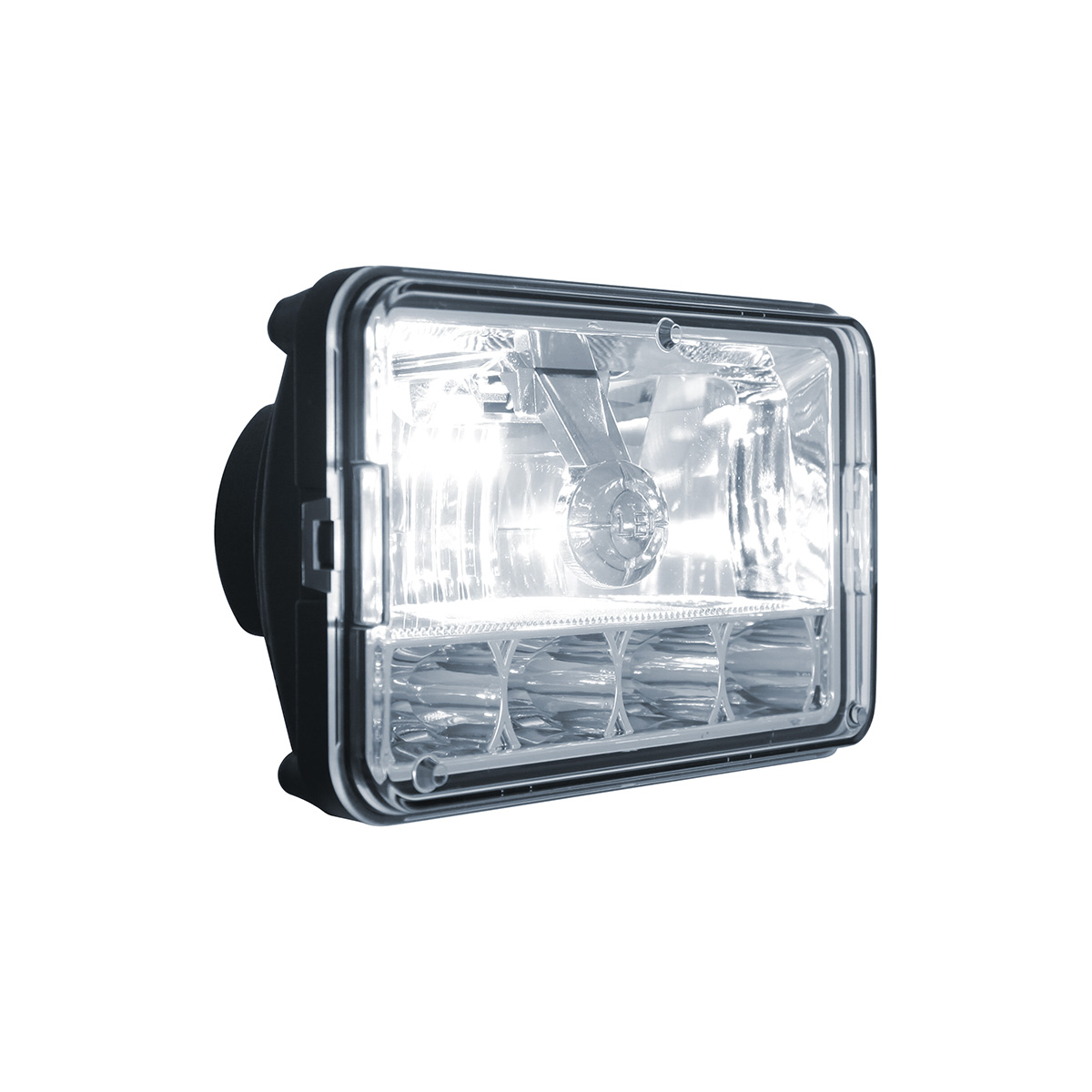 ULTRALIT - 5 LED 4" X 6" Crystal Headlight - High & Low Beam - Thumbnail 2
