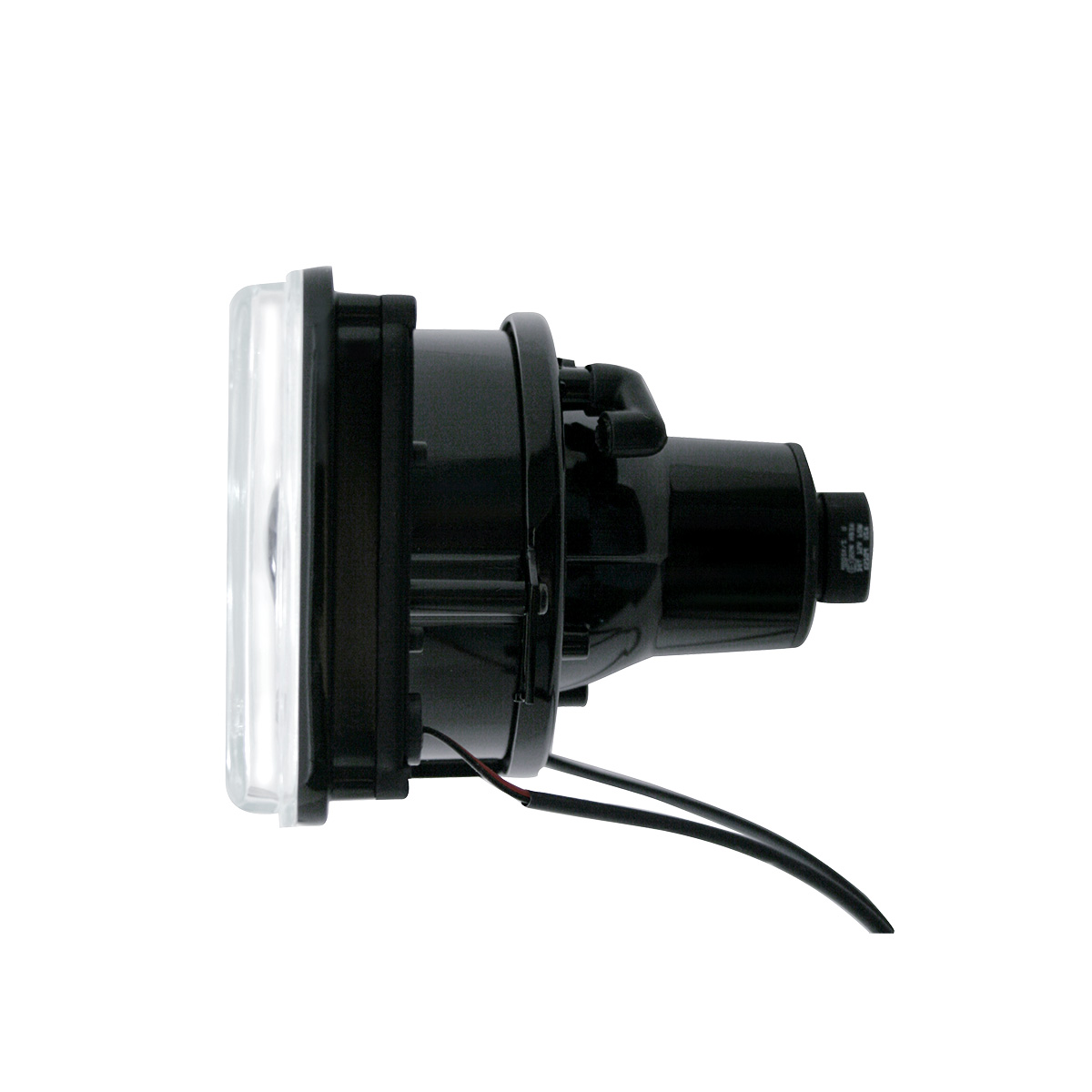 4" X 6" Crystal Projection Headlight With 6 White LED Position Light - Low Beam - Thumbnail 3