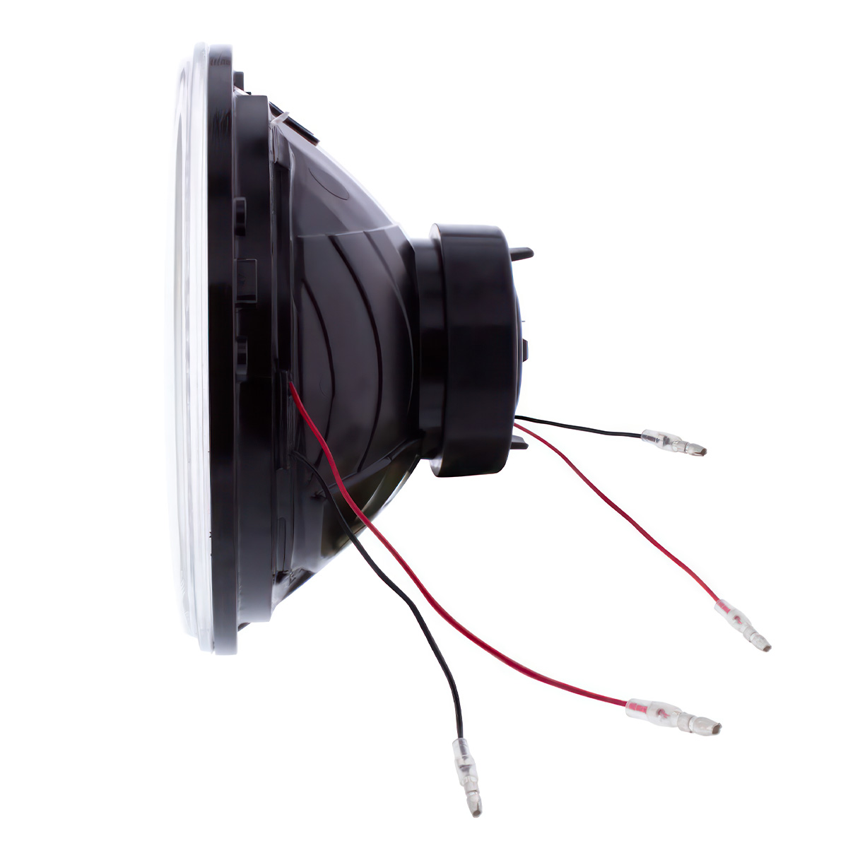 7" Crystal Headlight With 34 White LED Position Light - Thumbnail 5