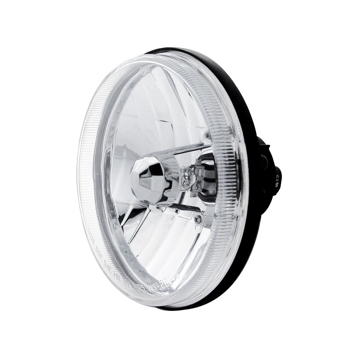 5-3/4" Crystal Headlight, Glass Lens - Thumbnail 2