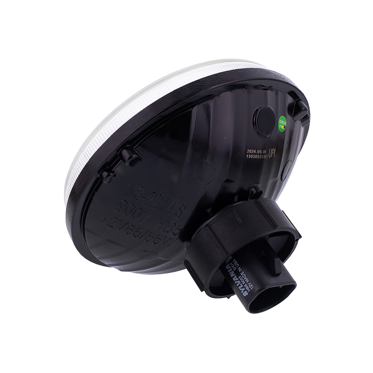 5-3/4" Crystal Headlight, Glass Lens - Thumbnail 8