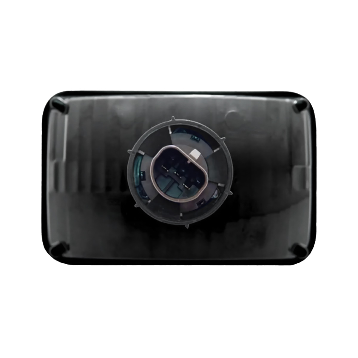 4" X 6" Crystal Rectangular Headlight, Glass Lens - High & Low Beam - Thumbnail 4