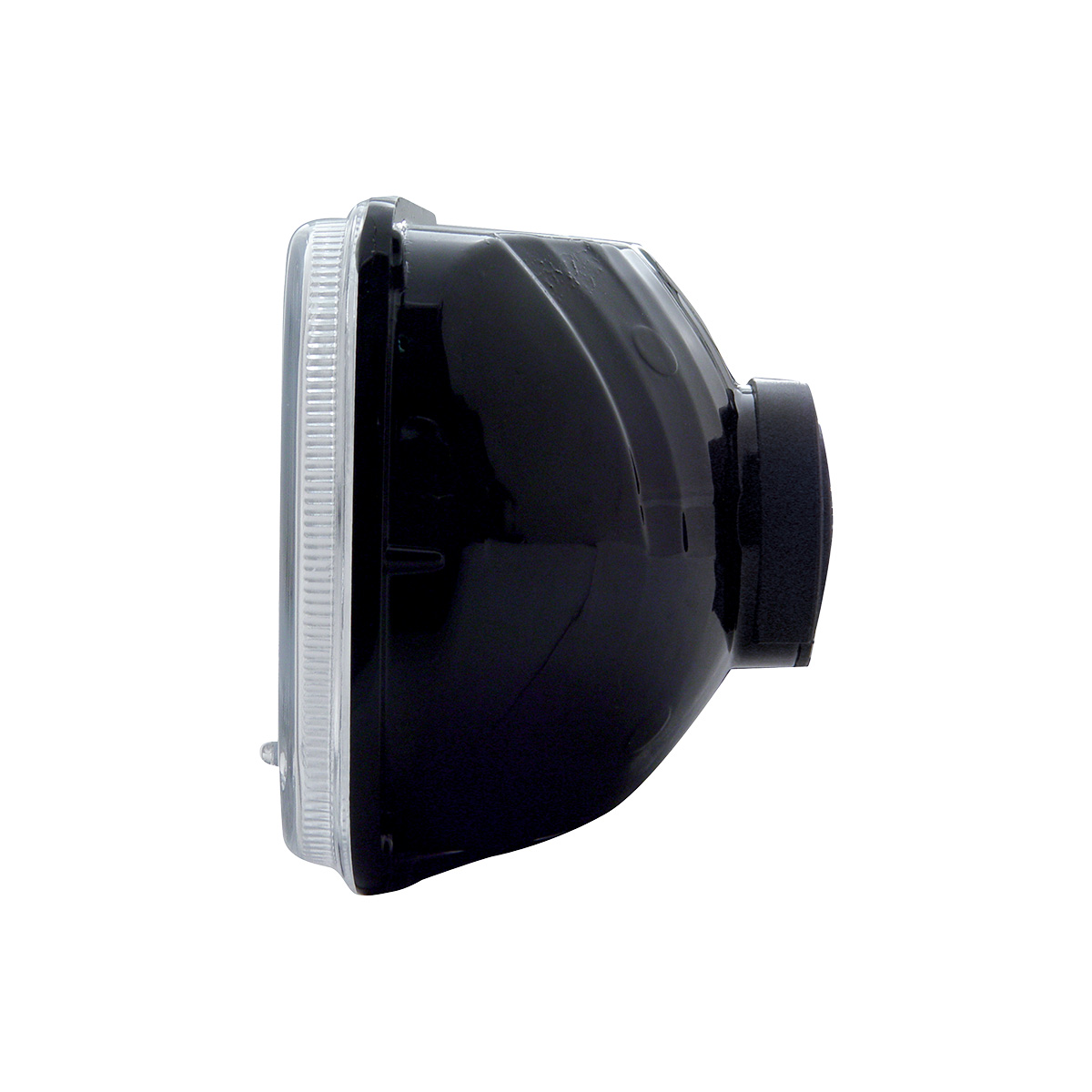 5" X 7" Crystal Rectangular Headlight, Glass Lens - Thumbnail 3
