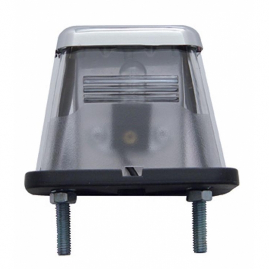 Chrome Rectangular License Light - Thumbnail 2