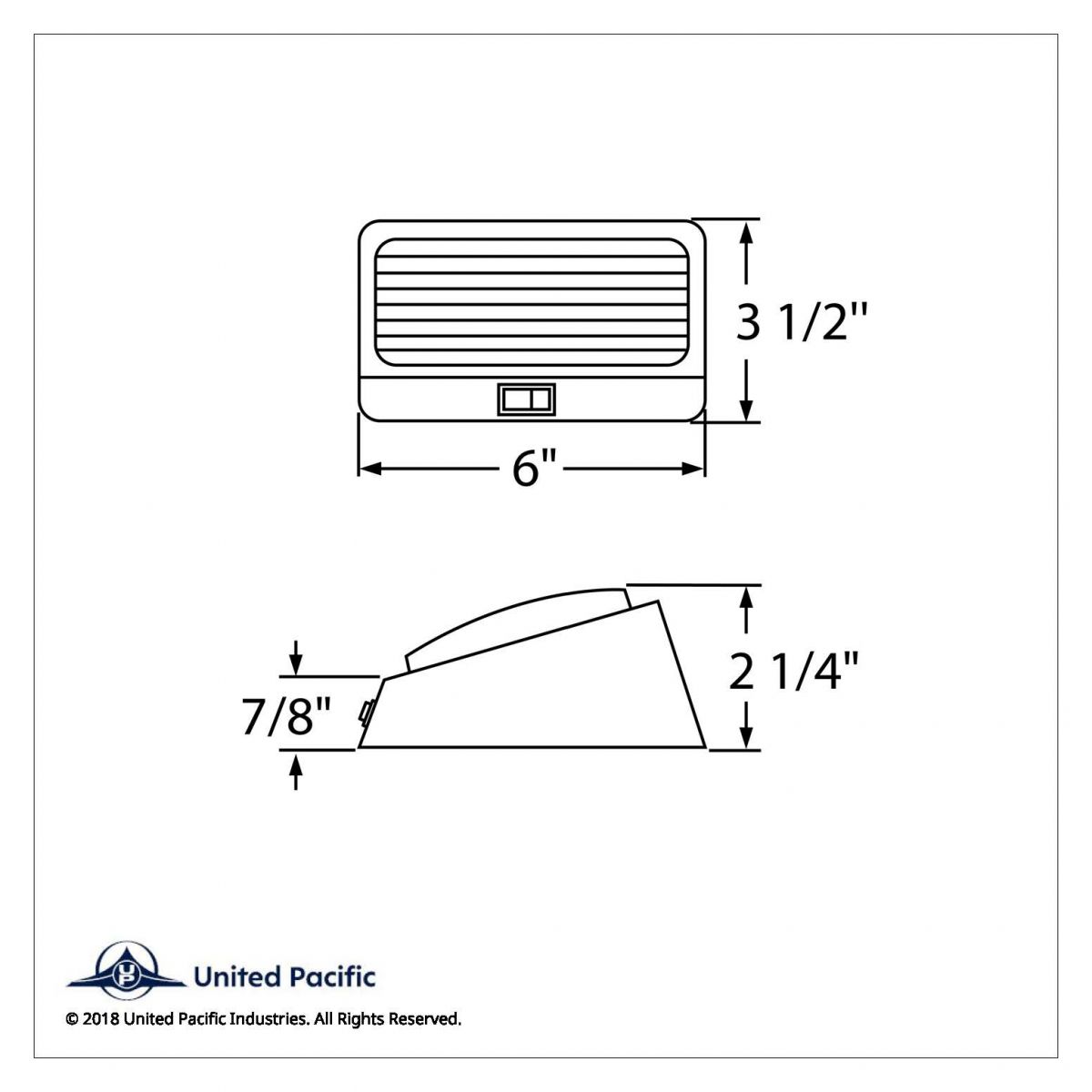 Interior Dome Light With Bulb & On-Off Switch - Clear Lens - Thumbnail 3