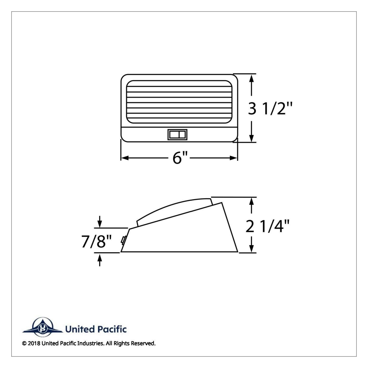Interior Dome Light With Bulb & On-Off Switch - Clear Lens - Thumbnail 4