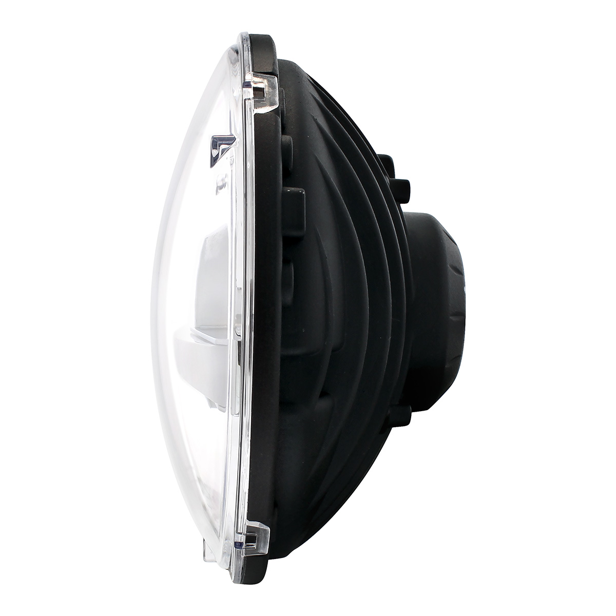 ULTRALIT - High Power LED 7" Headlight With Turn Signal & Amber Position Light Bar - Thumbnail 4