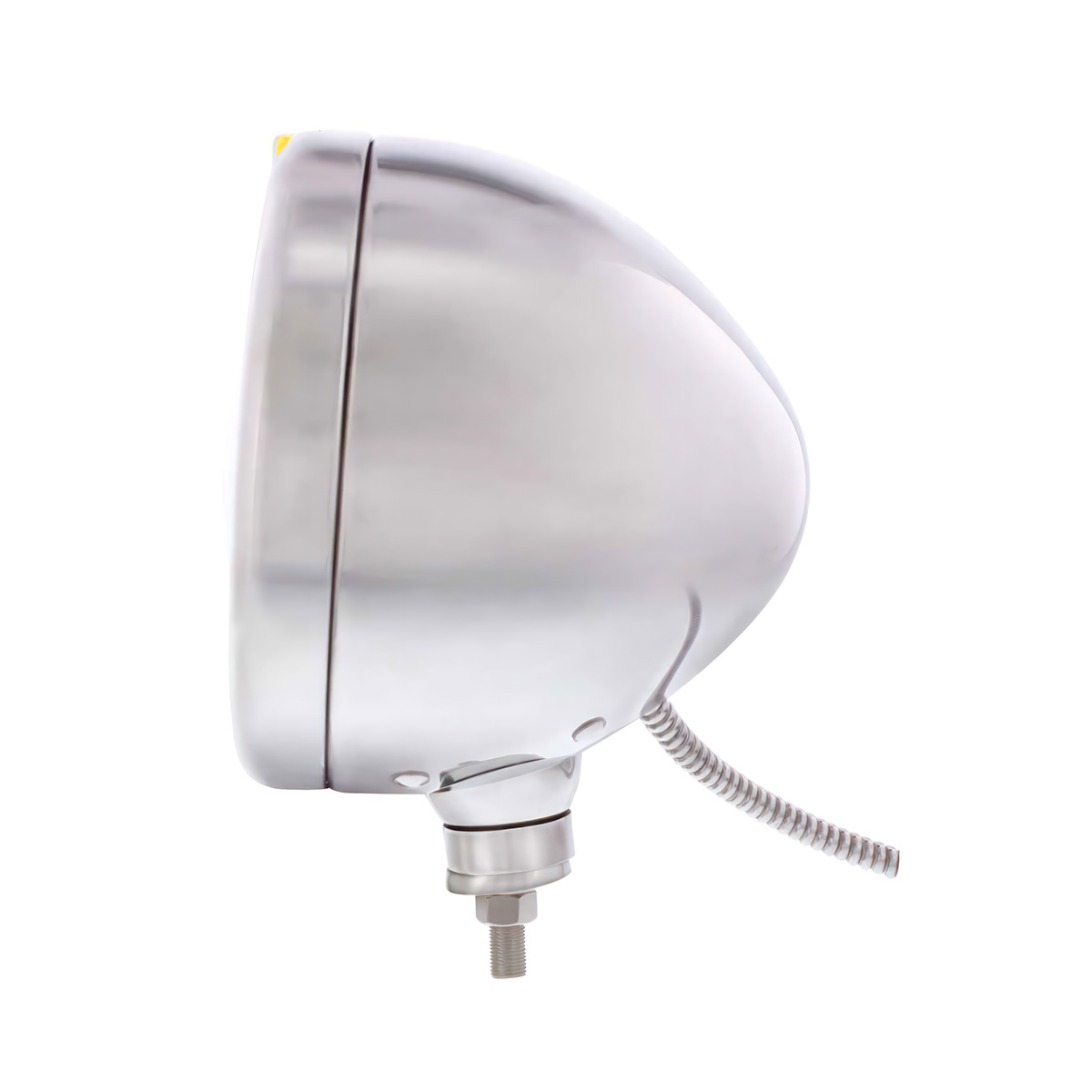 Stainless Steel Classic Headlight Crystal H4 Bulb & LED Turn Signal - Clear Lens - Thumbnail 5