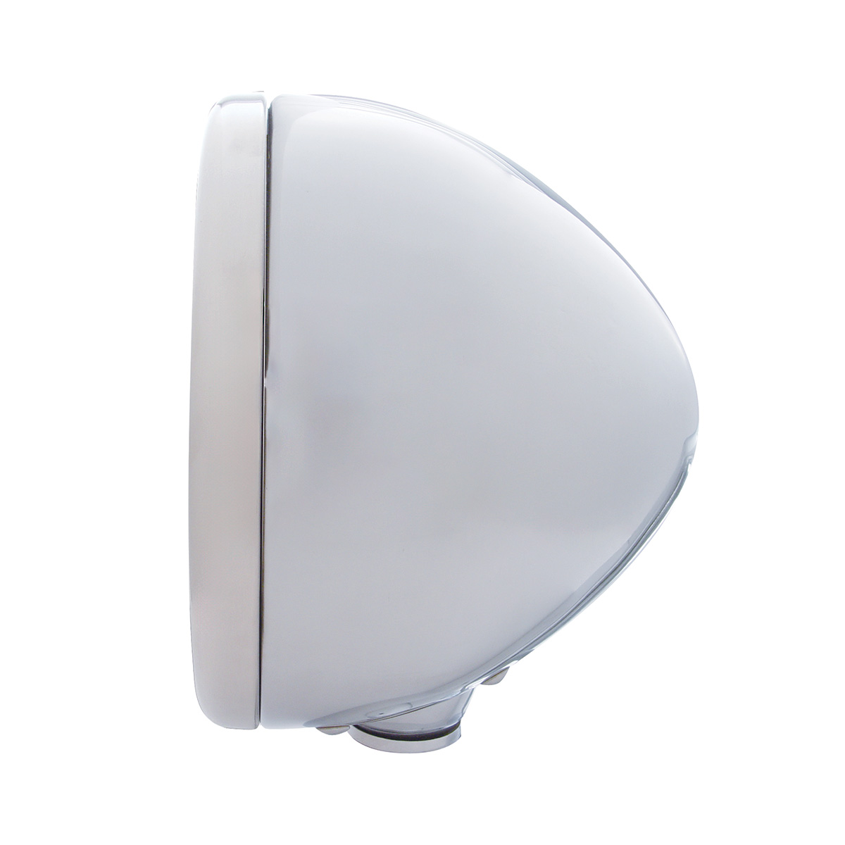 Chrome Classic Headlight H6024 Bulb & LED Turn Signal - Clear Lens - Thumbnail 3