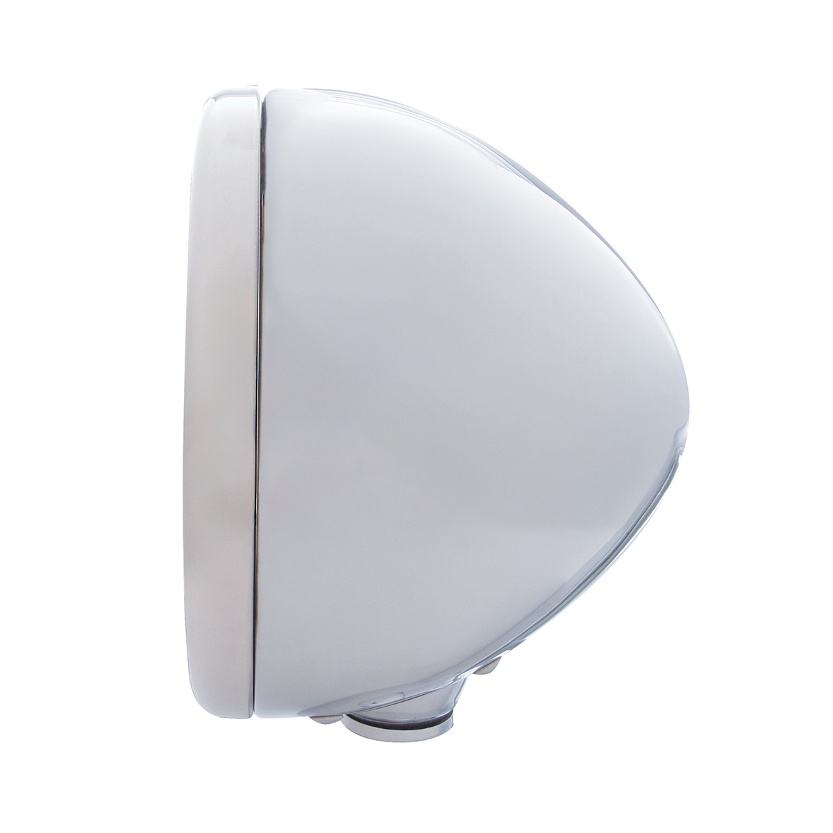 Chrome Classic Headlight Crystal H4 Bulb & LED Turn Signal - Amber Lens - Thumbnail 3