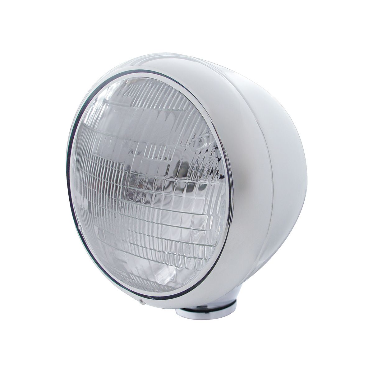 Stainless Steel Guide 682-C Style Headlight 6014 Bulb
