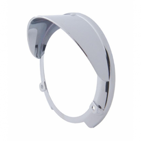 Round Turn Signal Light Bezel With Visor