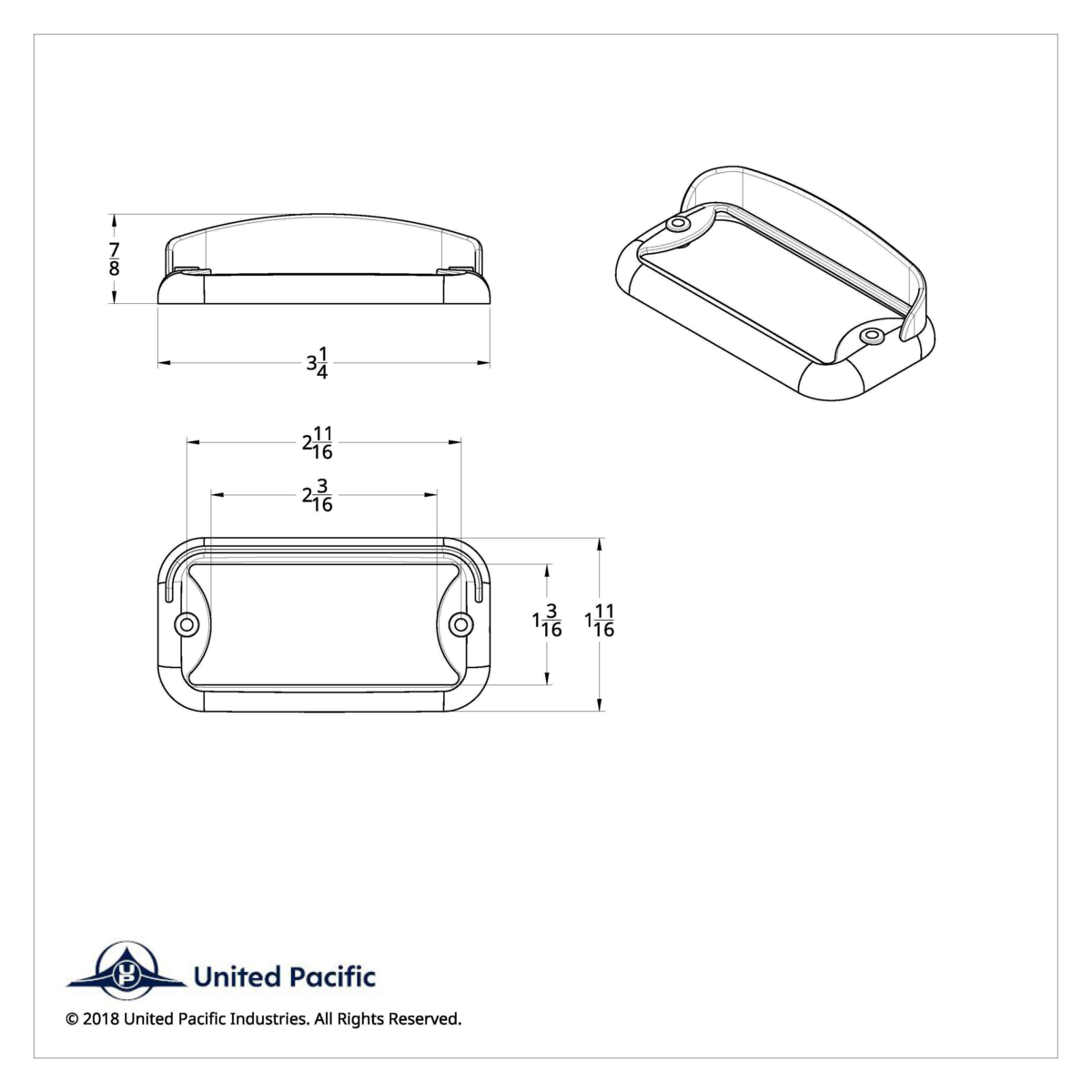 Small Rectangular Light Bezel - Thumbnail 3