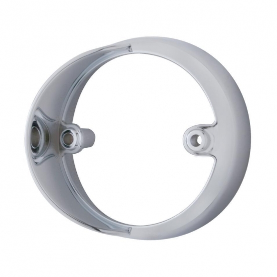 3" Round LED Light Bezel With Side Visor