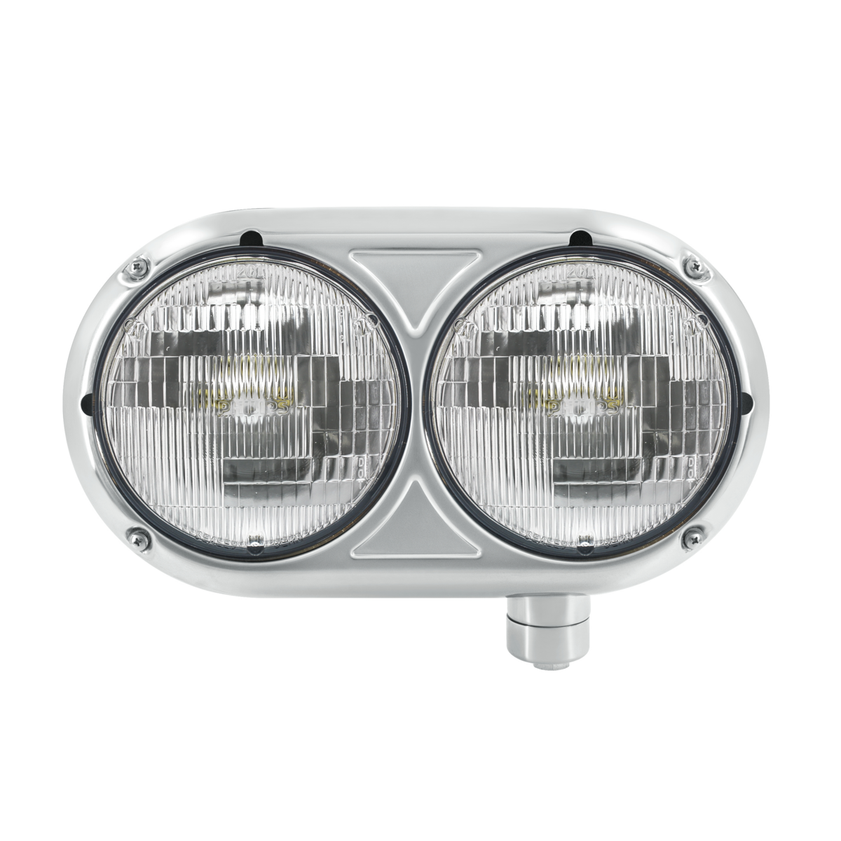Headlight Assembly With Halogen Bulbs & 304 SS Housing For Peterbilt 359 - Passenger