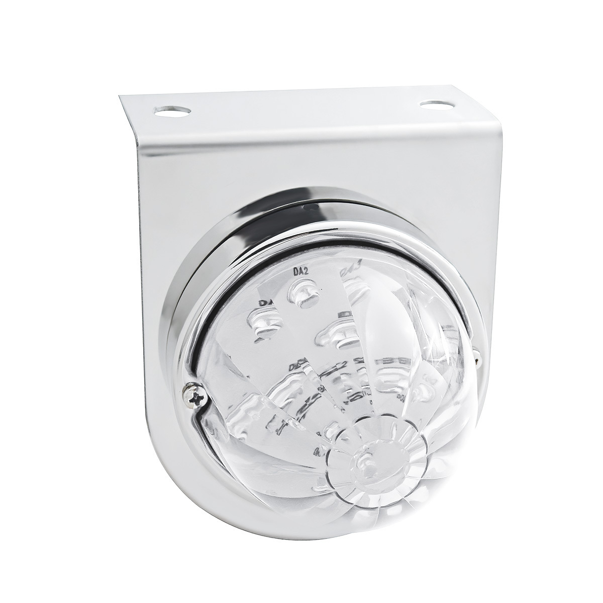 Stainless Light Bracket With 17 LED Watermelon Light - Amber LED/Clear Lens - Thumbnail 3