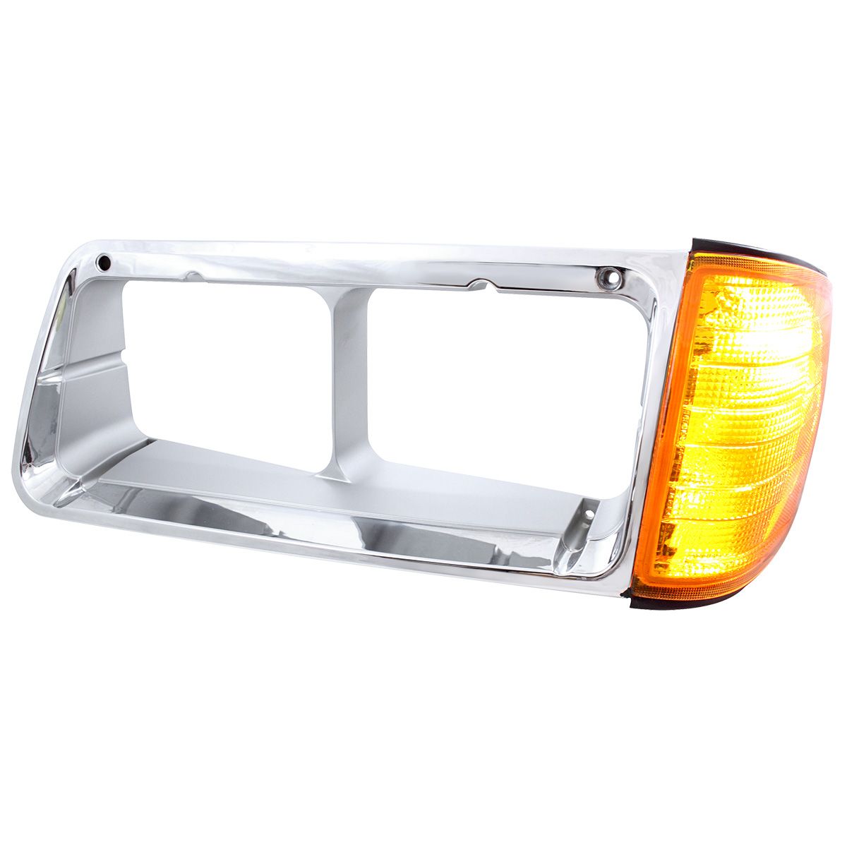 1PC Headlight Bezel With Turn Signal For 1989-2009 Freightliner FLD - Driver