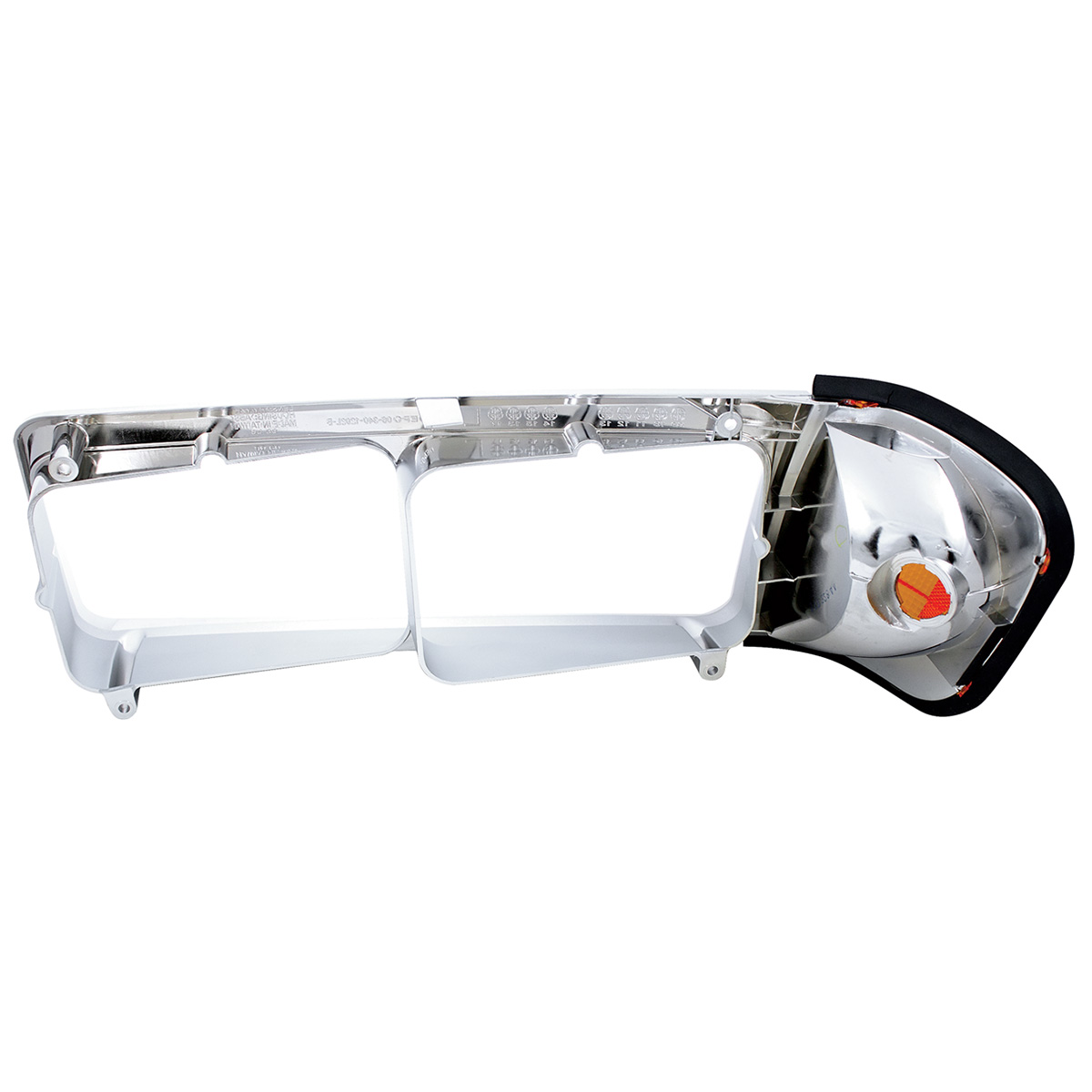 1PC Headlight Bezel With Turn Signal For 1989-2009 Freightliner FLD - Passenger - Thumbnail 2