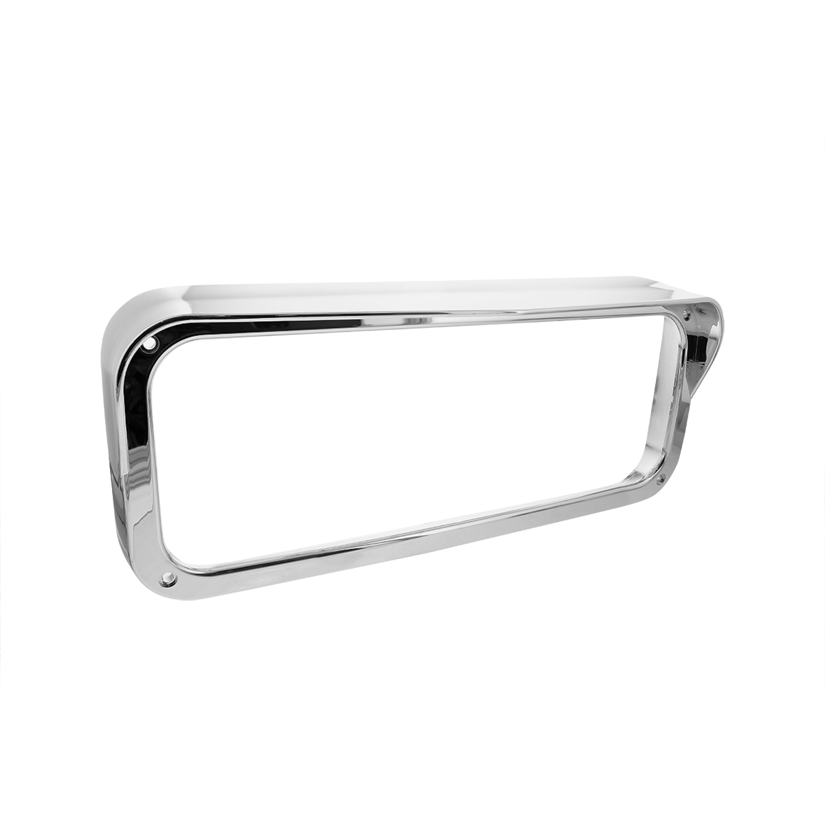 Chrome Replacement Bezel For United Pacific Rectangular Projection Headlights - Thumbnail 2